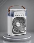 PolarEase ArcticFlow Lux — Smart Desktop Cooler with Clock & LED