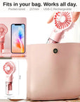 PolarEase Mini Mist — Portable Misting Fan for Beach, Festivals & Travel