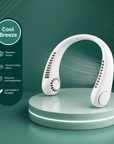 PolarEase AirWrap Elite — Bladeless Hands-Free Neck Fan