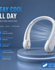 PolarEase AirWrap Elite — Bladeless Hands-Free Neck Fan