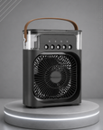 PolarEase ArcticFlow Lux — Smart Desktop Cooler with Clock & LED