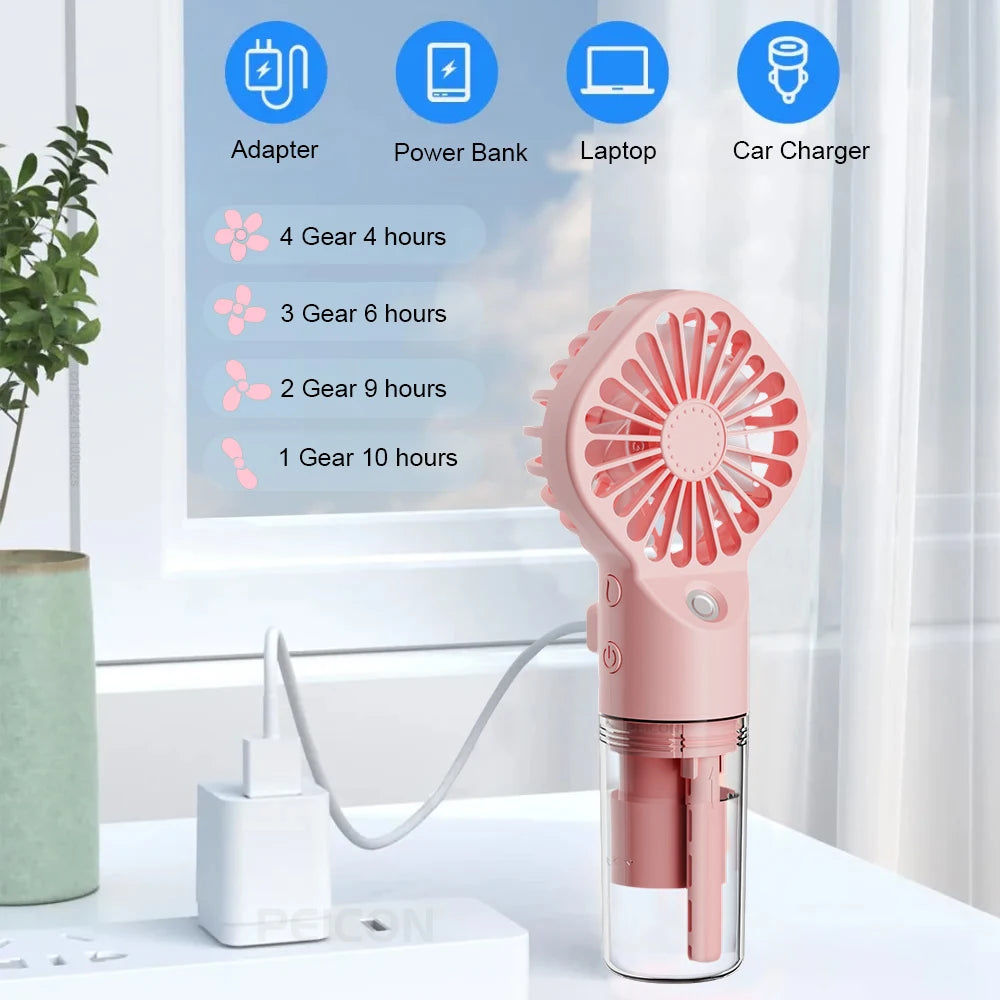 PolarEase Mini Mist — Portable Misting Fan for Beach, Festivals &amp; Travel
